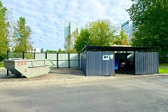 В Силино модернизировали восемь контейнерно-бункерных площадок