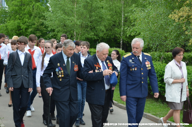 В Зеленоград на вернисаж прибыло подразделение Президентского полка