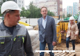 Префект Зеленограда осмотрел строительство ФОК между роддомом и Храмом Александра Невского