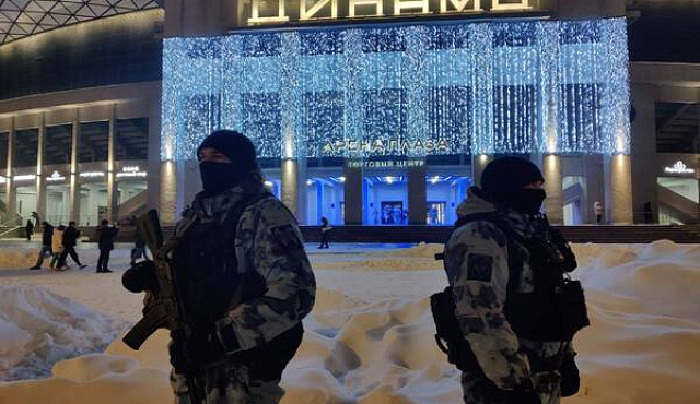 Безопасность хоккейного матча  в Москве обеспечила Росгвардия