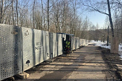 В Зеленограде приступили к обновлению лыжероллерной трассы и спортивных площадок